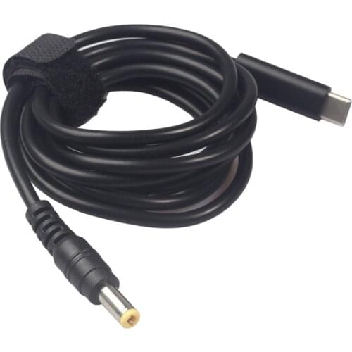 1.5m Type-c to DC 5.5*2.5 Decoy trigger Adapter cable TYPE-C PD Decoy line QC4 charging notebook 15V 20V charger