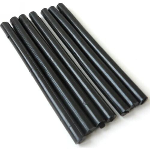 10 PCS Black and Clear Italy Keratin Glue Stick Hot Melt Glue Sticks for Fusion Tip Bonded Hair Extension