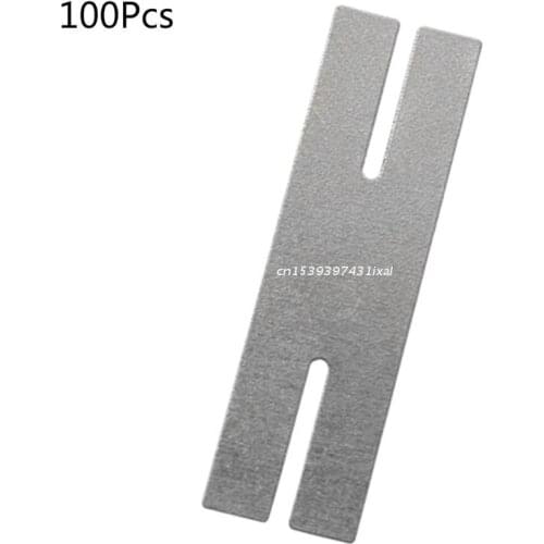 100pcs 0.15*8*28 H type Nickel Plated Steel Strap Strip Sheets for Battery Dropship