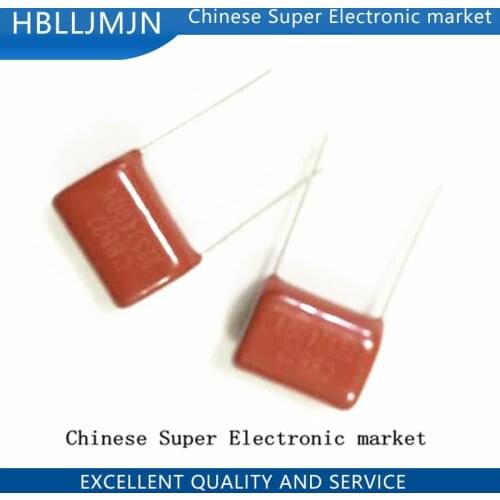 20PCS 400V225J 2.2UF Pitch 20M 225J400V 225 400V 2200PF CBB Polypropylene film capacitor