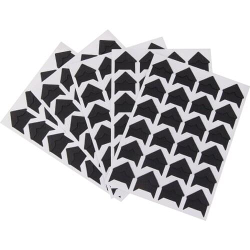 5 SHEET RETRO PHOTO ALBUM DIY SCRAPBOOK CORNER STICKER BLACK