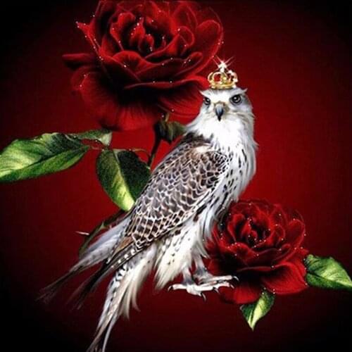 Full Square Drill 5D Diamond Painting Rose Diy Diamond Embroidery Bird Mosaic Cross Stitch Diamond Art Home Room Decor