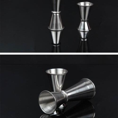 1PC Stainless Steel Double End Cocktail Jigger Measurements Cup Ounce Cup Barware Bartender Tool 30-65ml