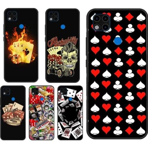 Las Vegas Casino Poker Phone Case For Xiaomi Redmi Note 10 9 Pro 8T 9S 7A 8A 9A 9C 9T K40 Redmi Note 8 Pro Cover