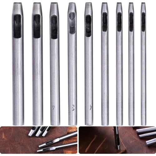 LMDZ 1Pcs 0.5mm -4mm High Quality Punching Leather Hole Punch Round Steel Leather Craft Hollow Hole Punch Tools