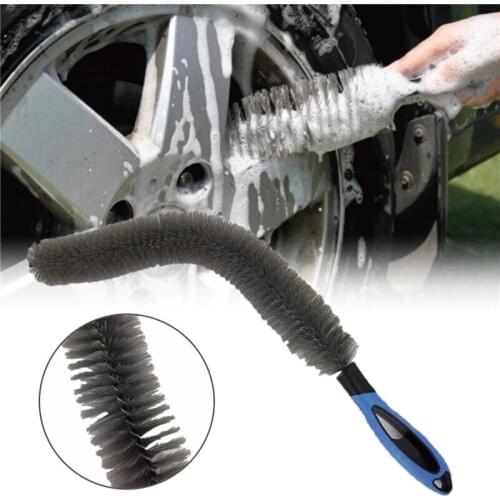 60cm Tire And Wheel Brush Car Cleaning Kit Wash Tool Brush Detailing Tyre Grille Engine Rim Auto Cleaning Accessories