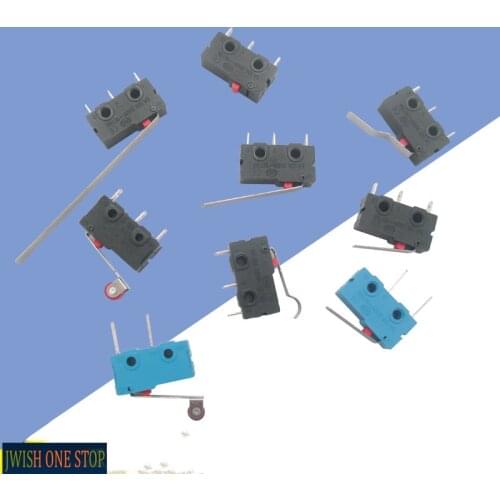 Travel Limit Switch Contacts Press KW11-3Z-2 Micro Switch Straight Shank Three Feet 5A 125V250V