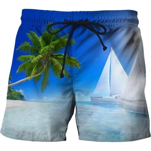 Fashion Swim shorts swim pants beach board 3d printed fishing swim shorts quick dry pants swimsuit mens casual running shorts