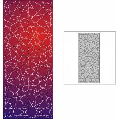 New Sun Rays Star Slim Background Panel 2021 Metal Cutting Dies for DIY Scrapbooking and Card Making Embossing Craft No Stamps