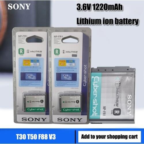Original Sony NP-FR1 Camera battery pack NP FR1 DSC P100 P200 P150 P120 T30 G1 V3 T50 F88 P100L P100LJ P100PP P100R P100S P150B