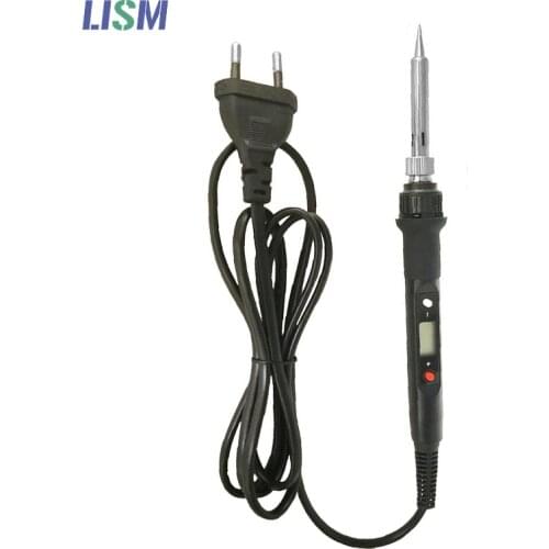 Digital Display Soldering Iron 60W Adjustable Temperature Electric Soldering Iron LCD Welding Tool Ceramic Heater Soldering Pen