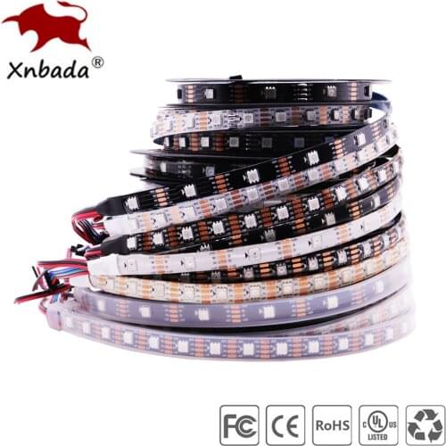 WS2813(WS2812B Updated) Individually Addressable Led Pixel Strip Dual-Signal 30/60/144Leds/m IP30/IP65/IP67 DC5V