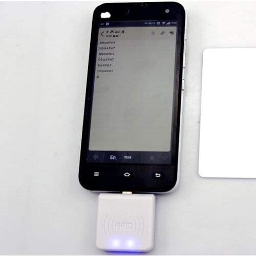 Factory direct new Android Phone Tablet 13.56Mhz ISO 14443A Rfid reader Plug & Play USB R65C +3pcs M1 Cards