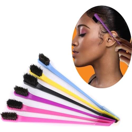 1Pc Beauty Double Sided Edge Control Hair Comb Hair Styling Hair Brush Beauty Hair Styling Hair brush Brow Comb Makeup Brush