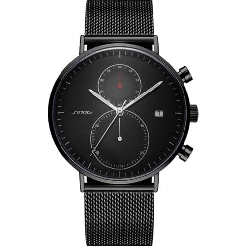 Luxury Mens Watches Minimalist Thin Steel Strap Business Quartz Wristwatch Men Analog Clock Date Waterproof Sport Watch For Men