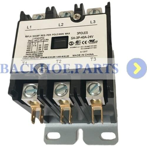 SA-3P-40A-240V Coil Definite Purpose Contactor 3 Poles 40 Amp 240V AC