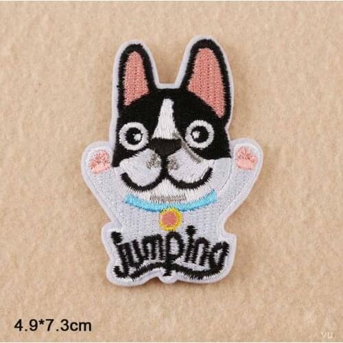 Lovely Doggy Kitty Rabbit Iron On Patches Embroidered Clothes Patch For Clothing Clothes Stickers Garment Big Discount Wholesale