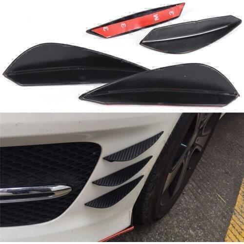 CAR BUMPER Splitter Fins Body Spoiler Canard Valence FOR Mini One Cooper R50 R52 R53 R55 R56 R60 R61 PACEMAN COUNTRYMAN