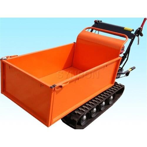 Crawler Dump truck Telescopic Carriage Mini transporter Trolley 500kg