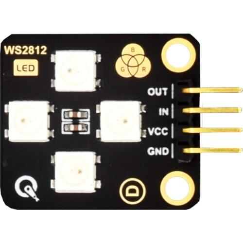 WS2812 Serial 5050 Full Color RGB Light 4 Channel LED Water Light