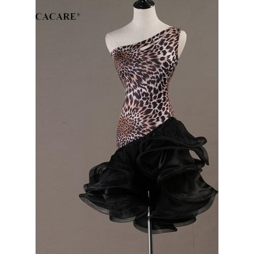 Latin Dance Dress Women CHEAPEST D0303 Salsa Dance Wear Lyrical Dance Costumes Fluffy Sheer Hem