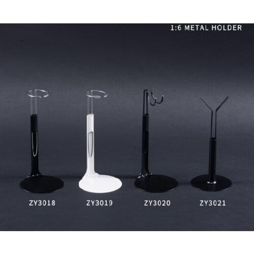 ZYTOYS ZY3018-3021 1/6 Scale Soldier Doll Metal Bracket C Type U Type Y Type for 12 inch Action FIgure Body Model