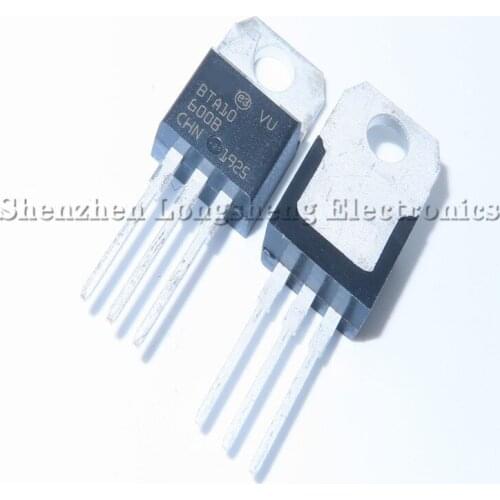 10PCS/LOT New BTA10-600B TO-220 Triac 600C 10A 600V