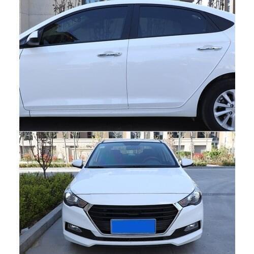 RQXR car accessories Car body door plate strips protection for Nissan sunny versa 2011-2014