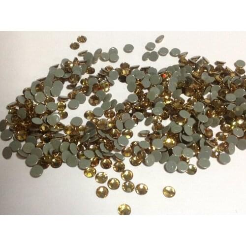 Free shipping !!! hot fix Korea rhinestone SS 10 size 3mm 200 gross Hot fix rhineston Lt topaz for women t shirt