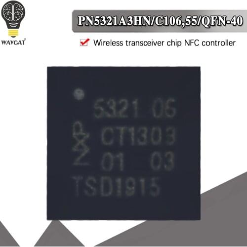 PN5321A3HN/C106 PN5321A3HN PN5321 PN532 HVQFN40 RFID card reader chip NFC controller wireless