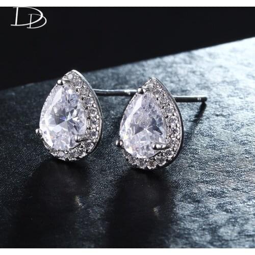 DODO Shine Water Drop Design Stud Summer Earrings Luxury Gift for Women Jewelry boucle d’oreille DDe051