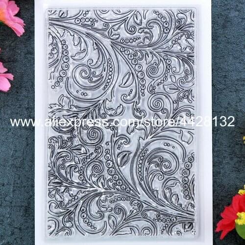 Leaves Background Scrapbook DIY photo cards rubber stamp clear stamp transparent stamp 10x15cm 9020212