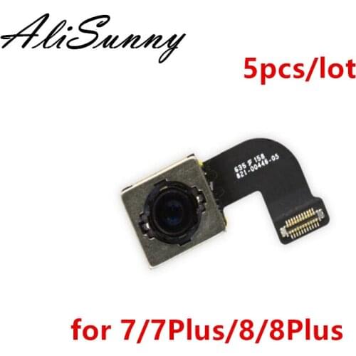 AliSunny 5pcs Back Camera Flex Cable for iPhone 7 8 Plus Big Rear Camera Cam Ribbon Replacement Parts