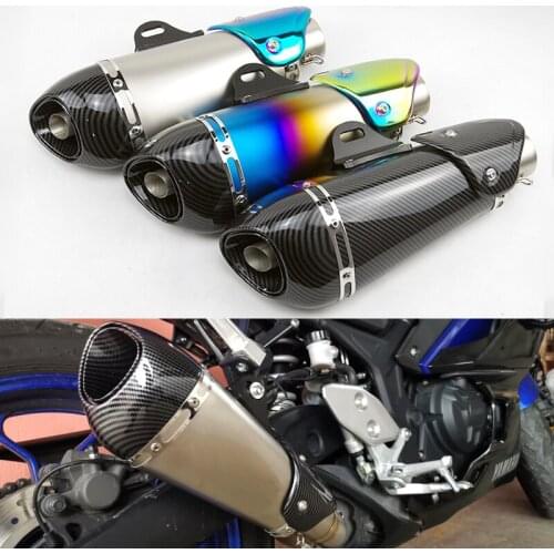 Free Shipping 51mm Motorcycle Exhaust Muffler Motocross Escape Moto DB Killer for FZ1N R6 R15 R3 ZX6R Z900 CBR1000 GSXR750 MT07