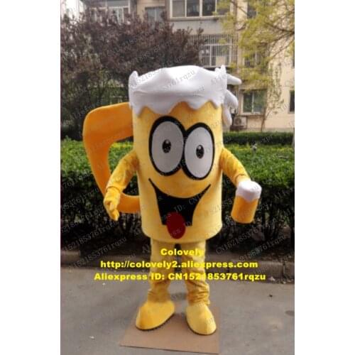 Beer Cup Mascot Costume Adult Cartoon Character Outfit Suit Marketing Promotions Advertisement And Publicity zz7815