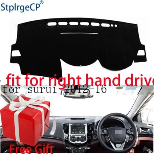 Car Dashboard Cover Mat for BYD Surui 2012-2016 Right Hand Drive Dashmat Pad Dash Mat Covers Dashboard Accessories