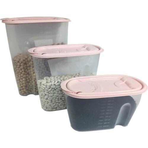 Kitchen food storage box food storage capacity storage boxes organizer kitchen pantry bottle seasoning legume