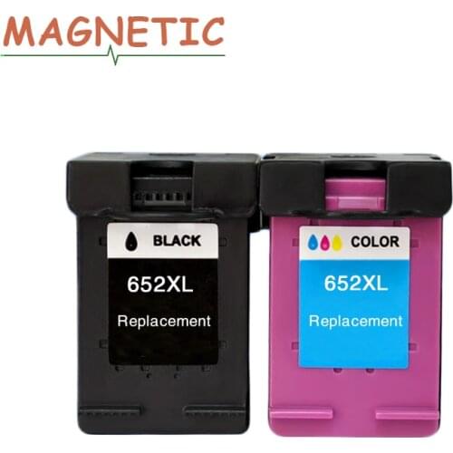 Magnetic Compatible ink cartridges For HP652 For HP 652 XL Deskjet 1115 1118 2135 2136 2138 3635 3636 4536 4535 printers 652XL