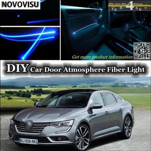 NOVOVISU For Renault Talisman / Samsung SM7 interior Ambient Light Atmosphere Fiber Optic Band Lights Door Panel illumination