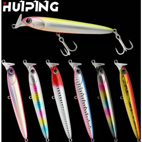 Popper fishing lure hard bait 95mm 22g sinking pencil lure Rocket minnow seabass bluefish for fishing bass fishing