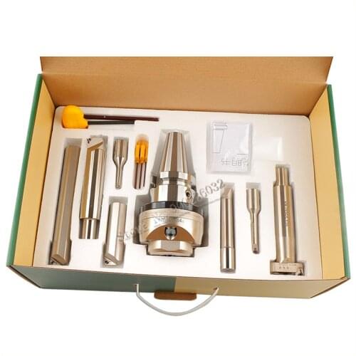 Big range 8-320mm BT30-NBH2084X high Precision 0.005 NBH2084 NBH2084X boring head with 7Ppcs XBJ boring bars CNC boring tools