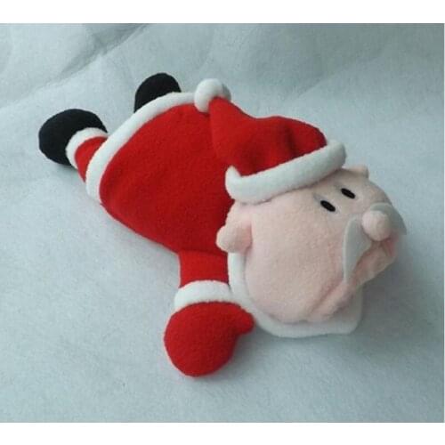 2018 Christmas baby Insulation Bags Newborn Santa bottles Cage Boys Feeding Bottle Holder Plush Toy Thermal Bag Plush Toys