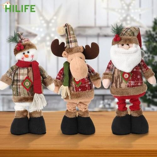 Christmas Tree Ornaments Christmas Dolls Merry Christmas Pendants Gift Ornaments Hanging Doll Decorations For Home