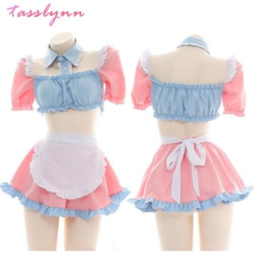 Sexy Lingerie Costumes School Girl Cos Sailor Cosplay Costumes Bunny Girl Women Maid Outfit Kawaii Mini Skirt