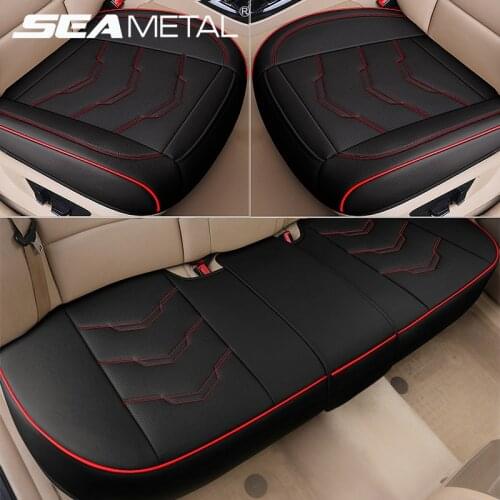 Seat Cover for Car Four Seasons Car Seat Cover Set Premium Leather Universal Auto Chair Protector Mats Car Interior Accessories