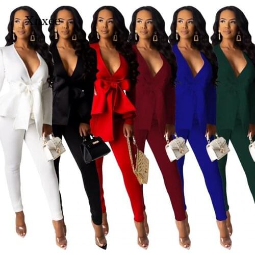 Xnxee Women's Business Trouser Suits