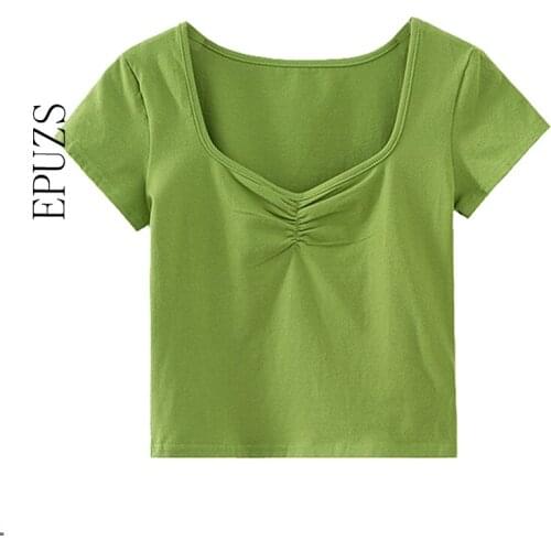 Women elegant white t shirt women tshirts korean summer tops female casual short sleeve tshirt kawaii streetwear women tops