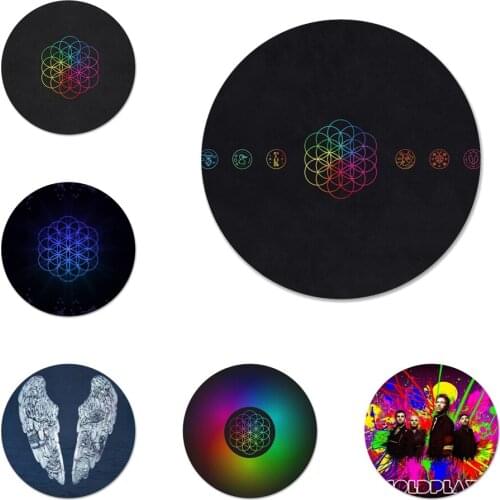 58mm Coldplay Band Icons Pins Badge Decoration Brooches Metal Badges For Clothes Backpack Decoration