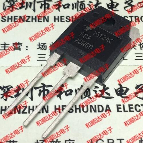 10pcs/lot FCA20N60 New Spot TO-3P 600V 20A