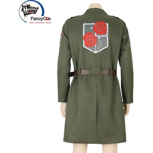 Anime Attack on Titan Final Season Jacket Garrison Regiment Jacket Shingeki no Kyojin Jacket Eren Jaeger Levi Cosplay Costume